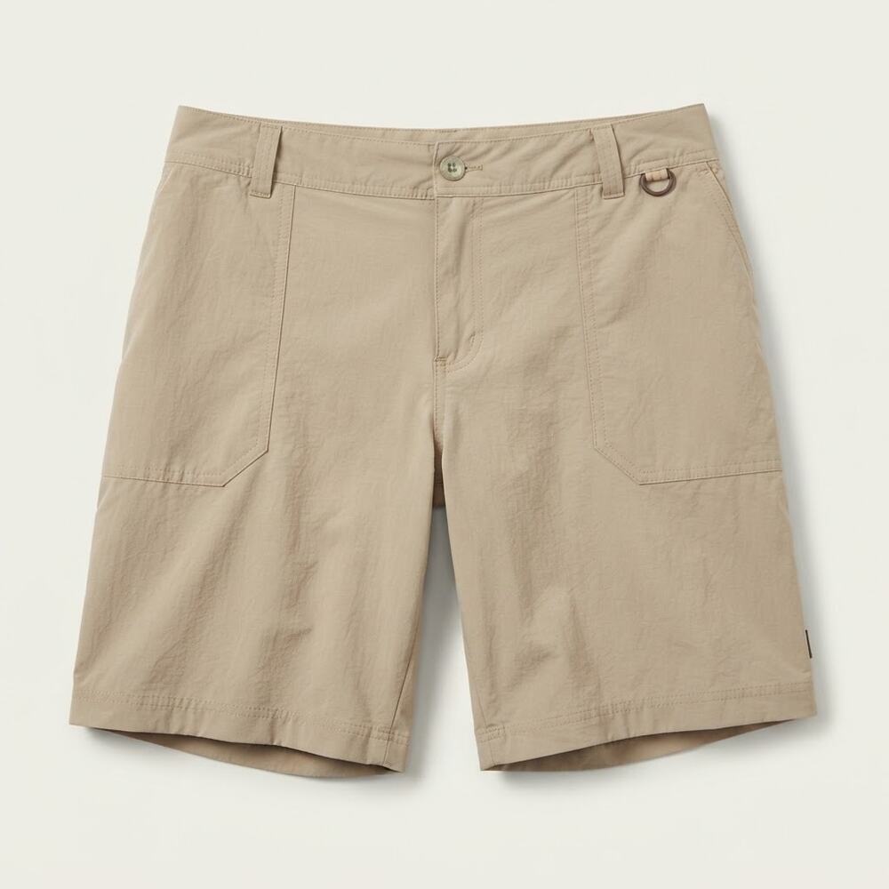 ZeroXposur Mens L Outdoors Gorpcore Utility Zip-Pocket Button-Front Shorts